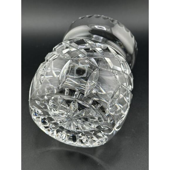 Vintage Cartier Signed Crystal Mini Biscuit Jar Lidded Late 20th Cent. 4.5 " - Picture 5 of 9